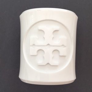 Adorable Tory Burch White Cuff Bracelet